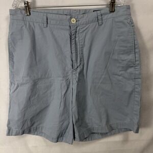 Vineyard Vines Shorts Adult 36 X 9"  Blue 100% Cotton Flat‎ Front Preppy Men's
